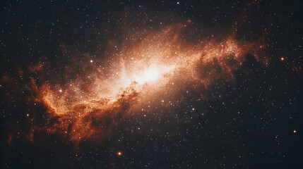 Cosmic Nebula in Dark Space, galaxy, stars, cosmos, universe, celestial