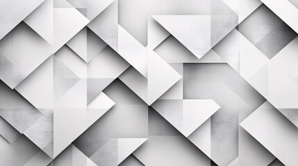 Obraz premium Abstract Geometric White Grey Background