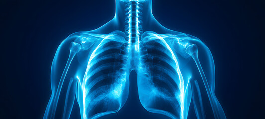 upper part of human body x-ray high quality chest x-ray