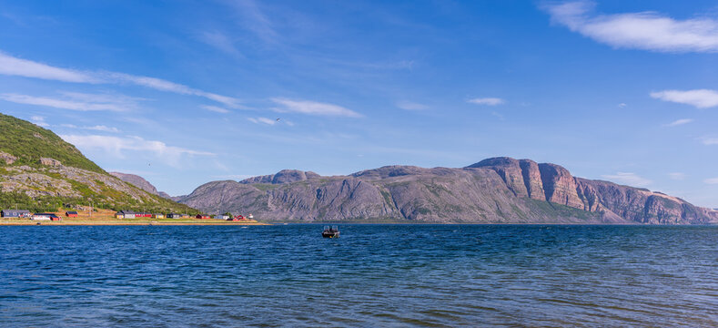 The Tanafjord or Tanafjorden (Northern Sami: Deanuvuotna) is a large fjord in Finnmark county, Norway. It is located in the municipalities of Tana, Gamvik, and Berlevag.