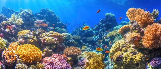 Coral Reef in Vibrant Bloom