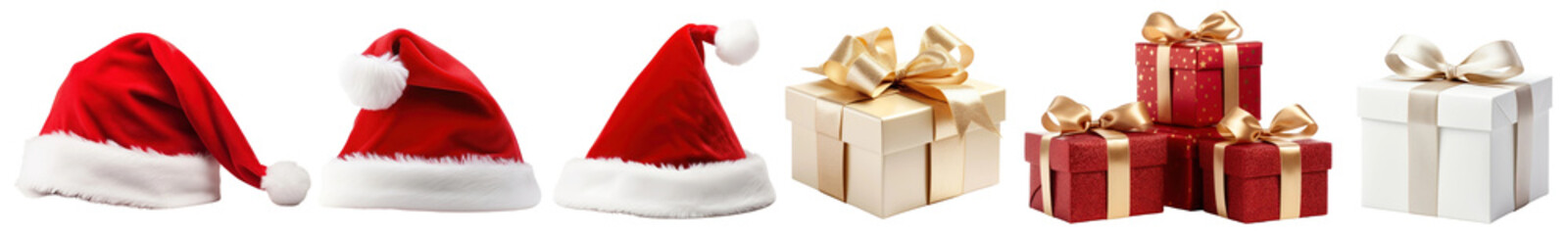 Christmas ornaments png cut out element set