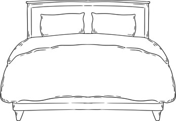 sketch bed furniture