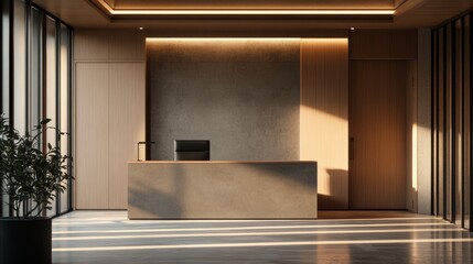 Fototapeta premium Modern 3D Office Space with Multiple Rooms and Facilities in 3000 Square Feet Layout