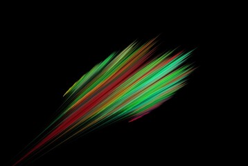 Computer generated fractal pattern and shape