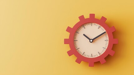 Employees function as essential parts of a clock, ensuring seamless business operations and success