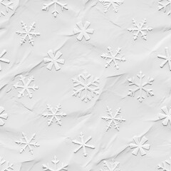 Abstract white monochrome background with 3d grunge texture. Collection winter template with black white gray pattern for seasonal design.