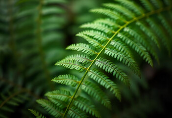 Fototapeta premium a close-up photograph of a fern