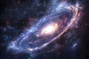 colorful  nebula, deep space and cosmic clouds in galaxy with star cluster representing universe beauty and interstellar astronomy