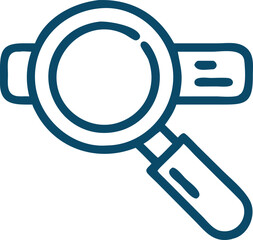 Thin Line Vector Search Icon PNG
