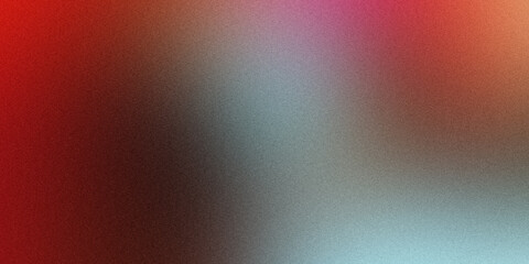 abstract gradient red, pink, and blue texture noise background for poster banner