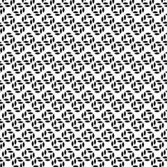 Geometric floral set of seamless patterns. Black and white vector backgrounds.	
