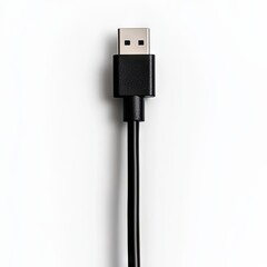 HDMI Cable Connector Closeup on White Background