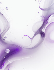 abstract background - abstract purple wave background - Generative AI