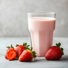 strawberry milk shake