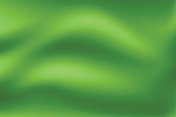 Silk green background. Abstract vector pattern with copy space. Liquid wave texture, smooth drapery wallpaper. Wedding fabric, satin. Wavy design for banner, card, postcard, backdrop