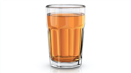 A refreshing glass of amber liquid, perfect for quenching thirst on a hot day or serving during gatherings.