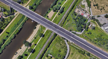 Italy, Florence, bird's-eye view, in summer
