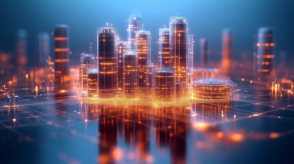 Smart City of the Future: Advanced Technology, Urban Networks, and Connected Living for Modern City Infrastructure and Sustainable Growth