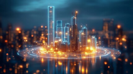 Smart City of the Future: Advanced Technology, Urban Networks, and Connected Living for Modern City Infrastructure and Sustainable Growth