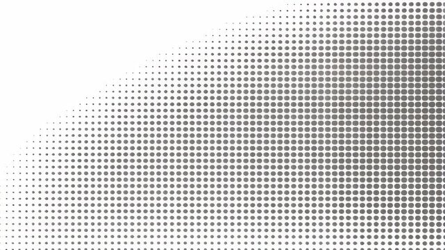 A gray and white halftone pattern fades into a white background