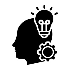 Inspiration Glyph Icon