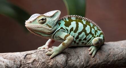 Obraz premium Chameleon changing color 