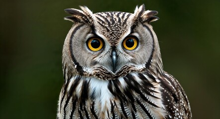 Obraz premium Owl with wide eyes 