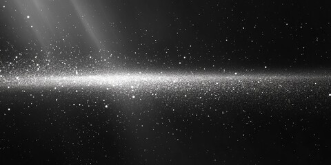 Gray white black grainy gradient noise texture background monochromatic wide banner header poster design, Generative AI