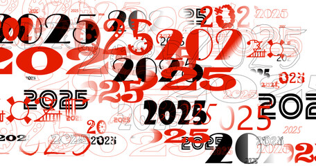 nowy rok, 2025, 2024 © Marek