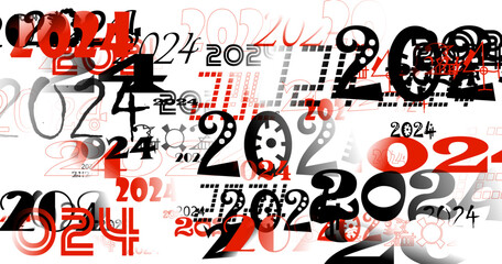 nowy rok, 2025, 2024 © Marek