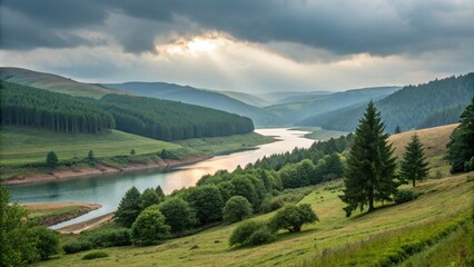 Obraz premium lake in the mountains