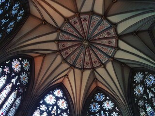 Ceiling of a Church in North Yorkshire in the United Kingdom