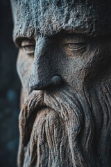 Fototapeta premium Ancient Celtic god of poetry and knowledge Ogma.