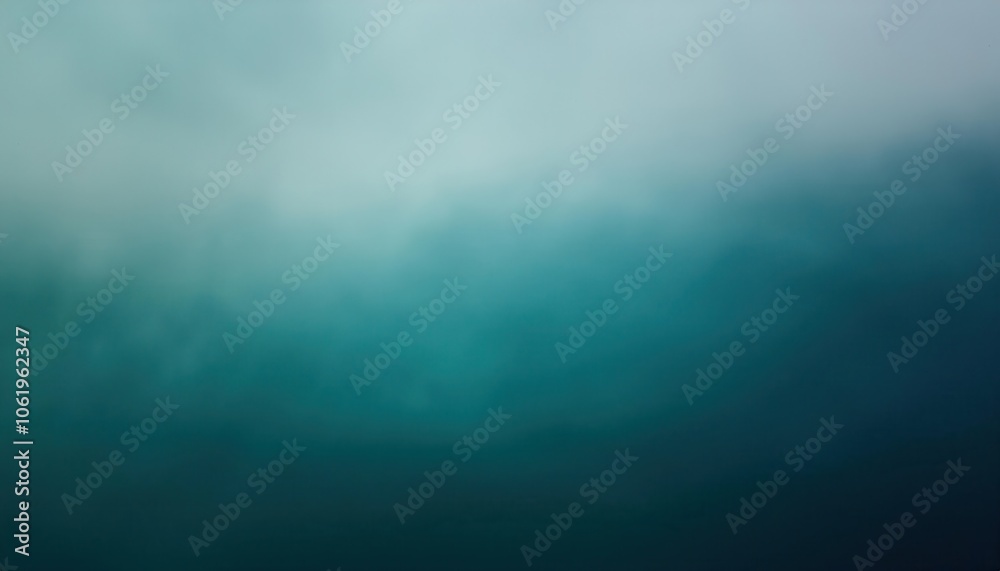 Poster dreamy aqua blue gradient blur. abstract depth and calm serenity, perfect for ocean inspired backgro