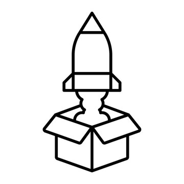 recommend clip art: product launch outline icon