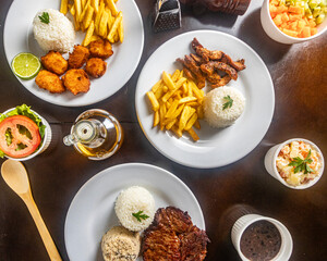 set of food