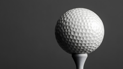 Ready to Play: A Golf Tee and Ball