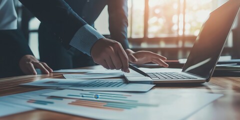 business formal meeting conference discussion with coworker shareholder or client concentrate private ideas created by ai