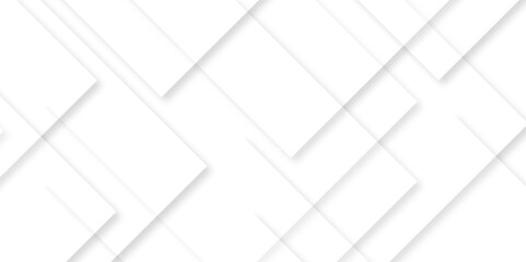 Abstract white background with diamond and triangle shapes layered in modern abstract pattern design.Grey white abstract square background geometry shine and layer element vector for presentation.	
