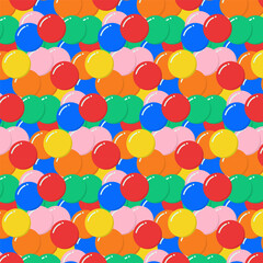 Colorful abstract repeat pattern.Geometric seamless pattern.Vector graphic illustration background wallpaper.