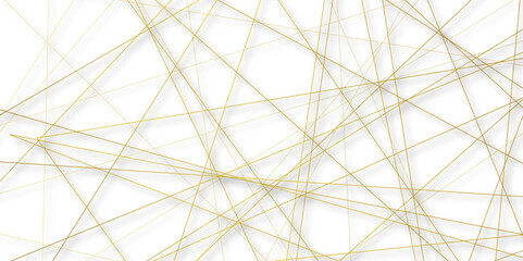 White abstract background with golden diagonal lines and shadows. modern random pattern line stroke transparent background. Simple gold scribble line backdrop Minimal style website banner design.	
