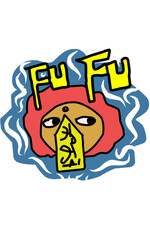 FUFU text and caracter