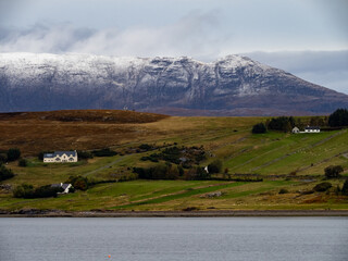 Travelling around the NC500 route in the North Coast of Scotland