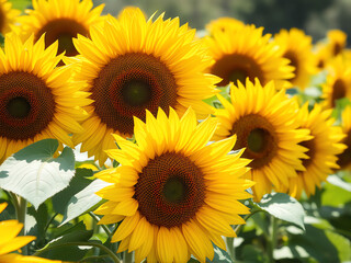 Obraz premium sunflowers in the field