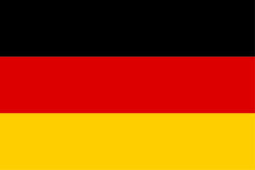 Germany. Flag of the Federal Republic of Germany. Vector