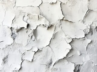 Naklejka premium Cracks of black and white on a concrete wall background. top view of a cracked cement texture with copy space for text
