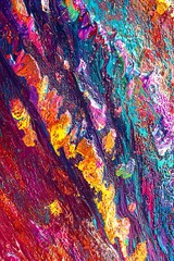 Colorful abstract background emphasizing creativity and expression with a grainy texture.