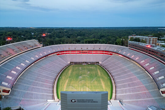 Sanford stadium in Athens, Georgia, USA