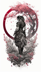 Japanies female samurai